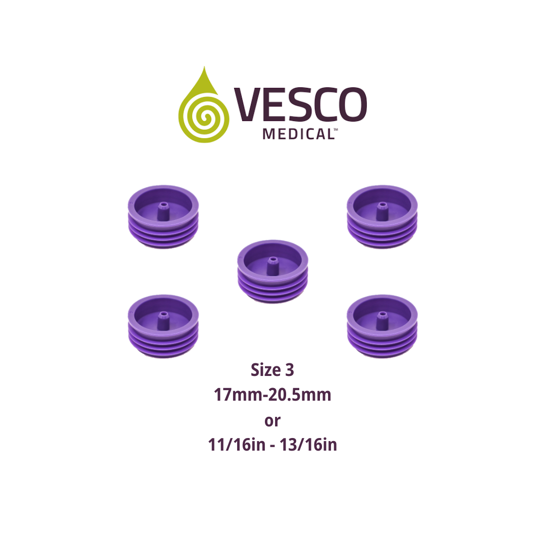 Vesco Medical Enfit Medicine Bottle Adapters -  Pack of 5