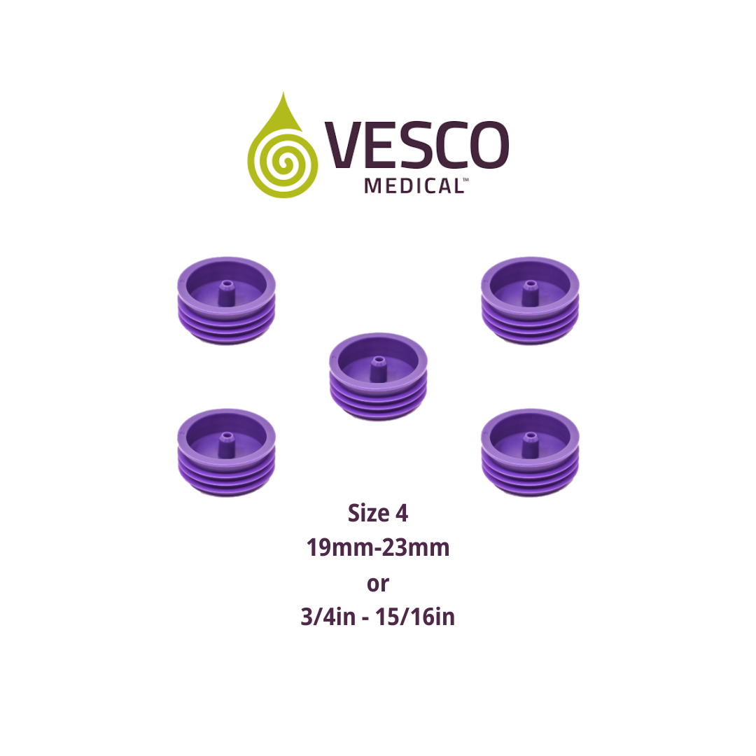 Vesco Medical Enfit Medicine Bottle Adapters -  Pack of 5