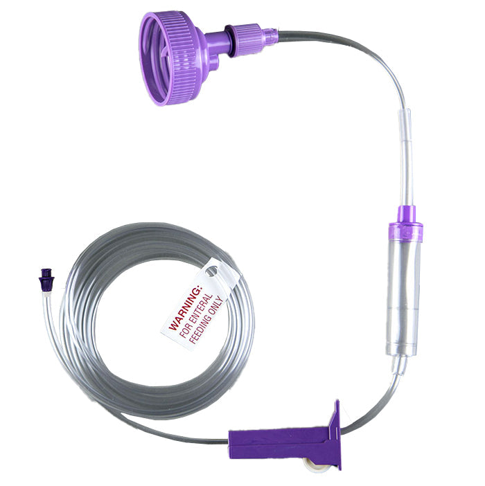 Vesco Medical Disposable Enteral Gravity Feeding Nutrition Bag with ENFit Connector - 1 pc