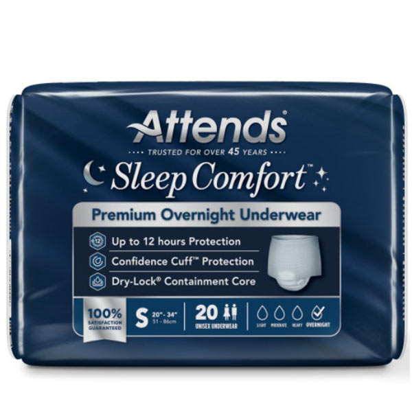 Attends Sleep Comfort Premium Overnight Underwear