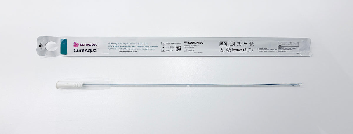Cure Aaqua Male Coude Hydrophilic Catheter