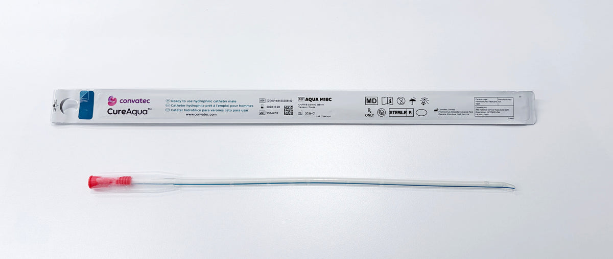 Cure Aaqua Male Coude Hydrophilic Catheter