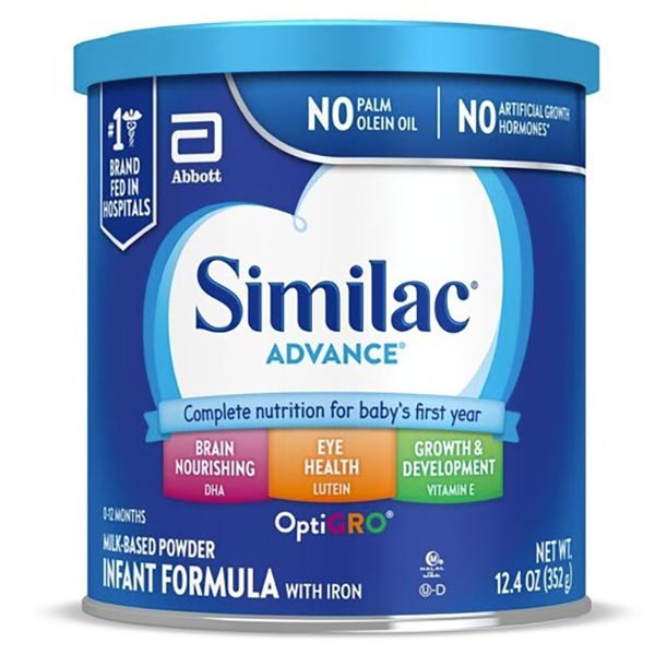 Similac Advance 20 With Iron Powder, 12.4oz. Can, Retail