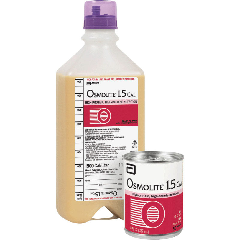Osmolite 1.5 Cal High Protein Nutrition With Safety Screw Connector 1000mL