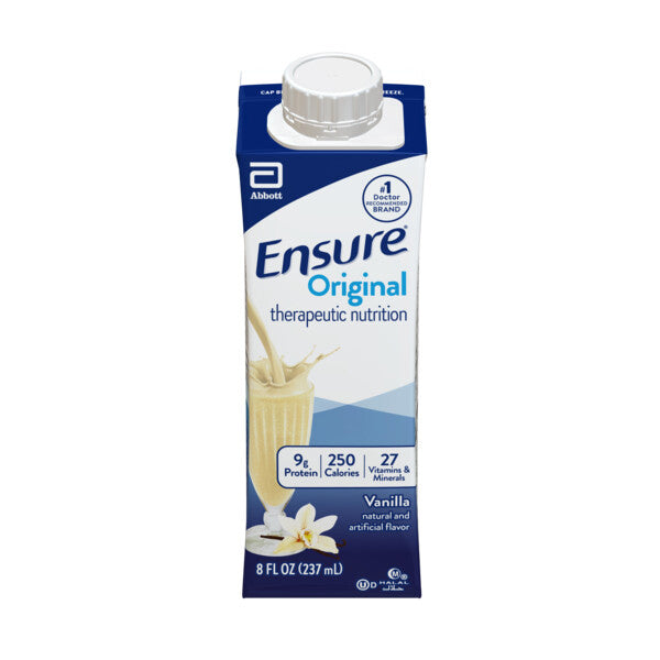 Ensure Original Therapeutic Nutrition, Vanilla, 8 oz Carton