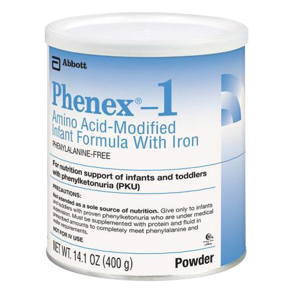 Abbott Phenex -1 Supplemental Formula, Powder, Unflavored, Can, 14.1 oz