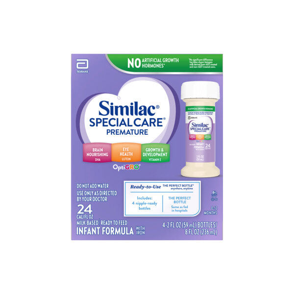 Similac Special Care 24 with Iron Ready-To-Feed 2 oz., Unflavored, Retail