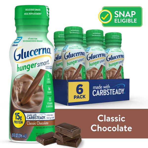 Glucerna Hunger Smart Chocolate Shake, 10 fl oz, Retail
