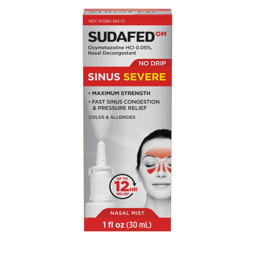 Sudafed Sinus Severe No Drip Nasal Spray, 1 oz