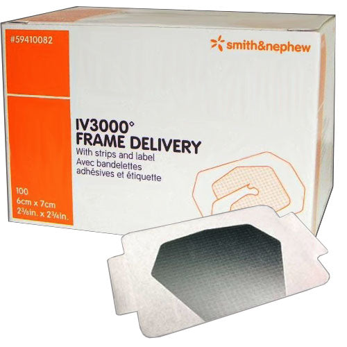 Smith & Nephew OpSite IV Window Dressing, Highly Permeable Film, Peripheral 2-3/8" x 2-3/4"