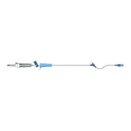 Baxter Straight Type Blood Solution Set, with Standard 170 to 260 Micron Blood Filter, 10mL, 77"