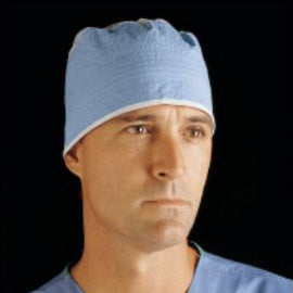 Cardinal Health Easy-Tie Surgeon’s Cap, Blue