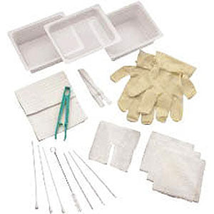 CareFusion Complete Tracheostomy Cleaning Tray without Gloves, Sterile