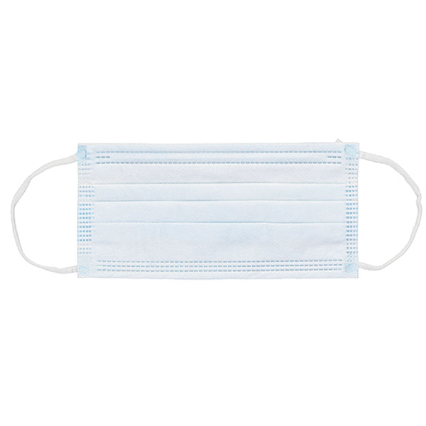 Level 1 Procedure Mask with Polyester Inner Layer and Earloop, Blue