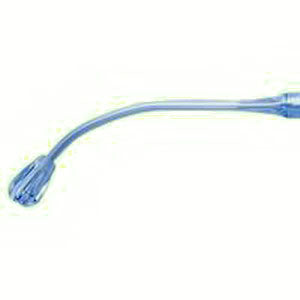 Cardinal Health Medi-Vac Yankauer Suction Handle, Tapered Bulbous Tip, with 9' x 6mm OD Preconnected Tubing