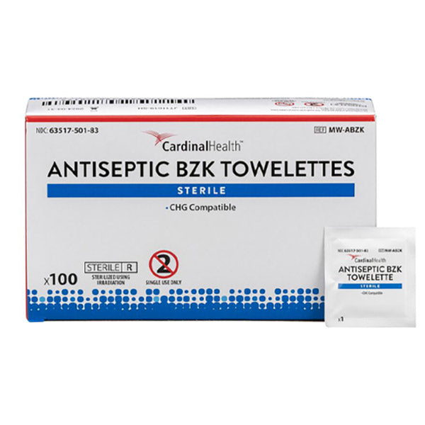 BZK Antiseptic Towelette 5" x 7"