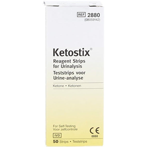 Ketostix Urine Reagent Test Strip, 50/Box