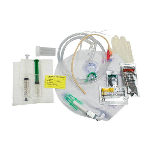 Bard Advance Foley Tray, BARDEX I.C. Drainage Bag, with Urine Meter