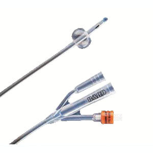 Bard Lubri-sil Infection Control 3-Way Foley Silicone Catheter 16Fr, 5cc Balloon Capacity