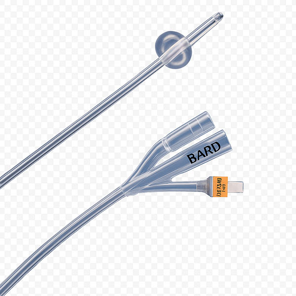 LUBRI-SIL I.C. Silicone Foley Catheter, 3-Way, 22 Fr, 5 cc