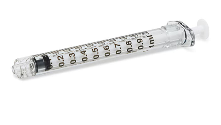 BD Luer-Lok Syringe, Sterile, Latex-Free, 1mL in 1/100 mL Graduations