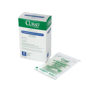 Medline Industries Curad Oil Emulsion Dressing 3" x 8" Size, High Porosity Knitted Fabric, Non-Occlusive