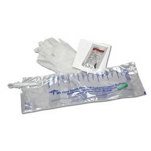 Medline Industries My-Cath Touch Free Self Catheter Kit 14Fr Sterile, with Collection bag
