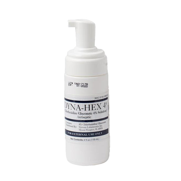 Xttrium Dyna-Hex 4% CHG Scrub, 4 oz