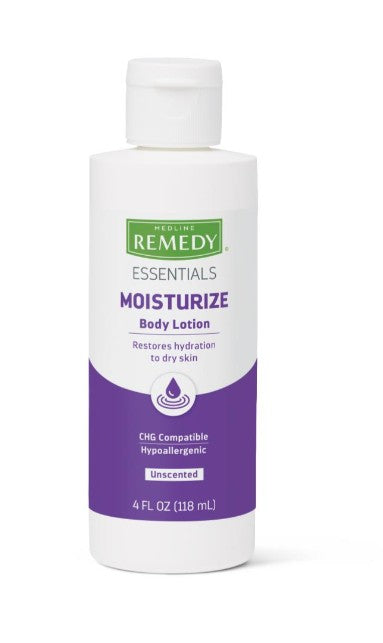 Medline Remedy Essentials Moisturizing Body Lotion, 4 oz