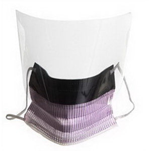 Medline Industries Max Fluid Protection Face Masks with Eyeshield, Non-Glare, Fog-Free
