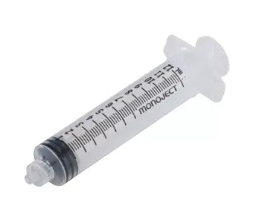 Kendall Healthcare Monoject SoftPack Syringe with Luer Lock Tip 12mL Capacity, Sterile, Latex-free, 0-1/5mL Graduations