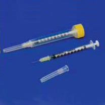 Monoject Standard Rigid Pack Tuberculin Syringe 1mL with Regular Luer Tip