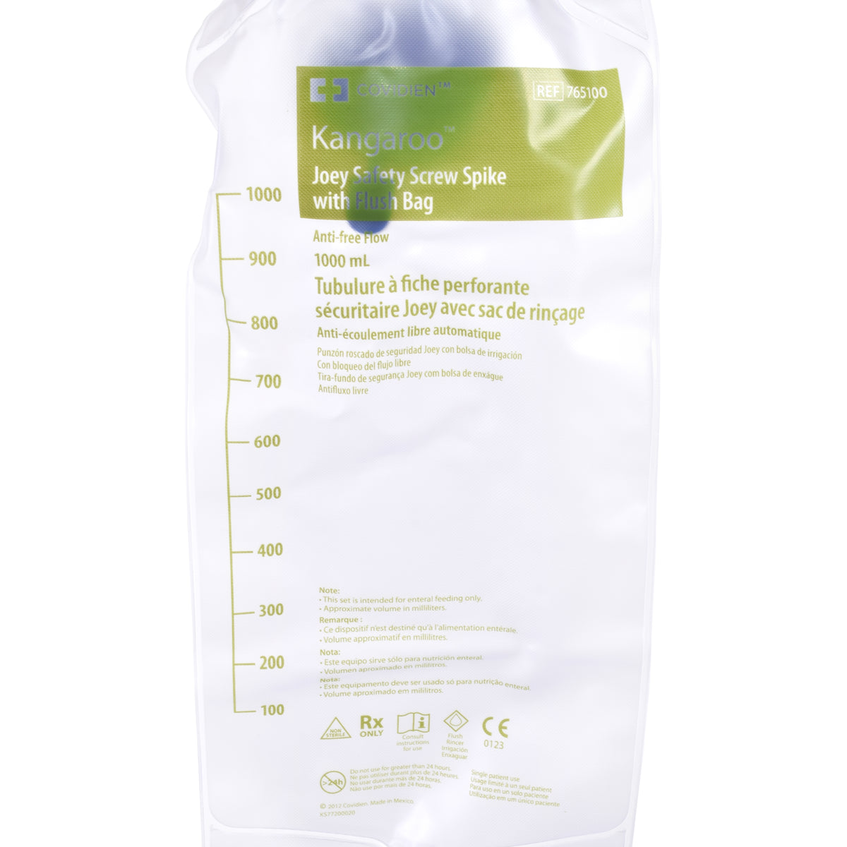 Joey Safety Screw Spike with Flush Bag 1,000-mL