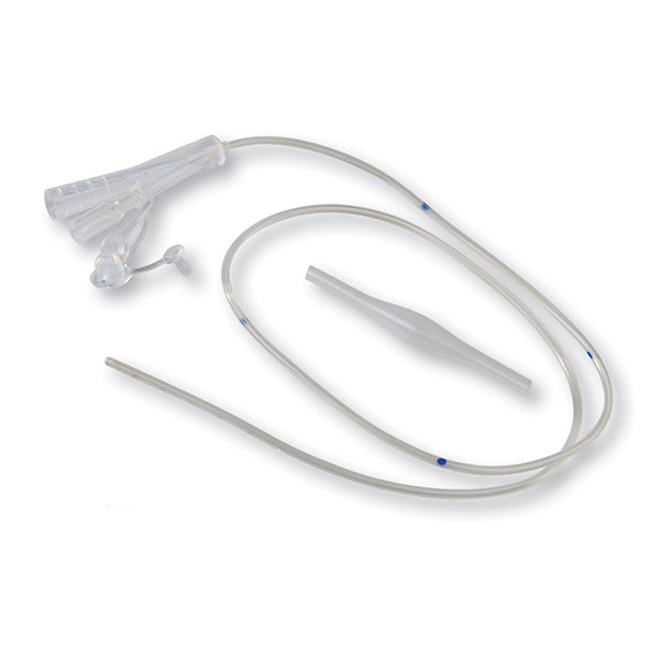 Salem Sump Silicone Nasogastric Tube, Radiopaque Line, 12 Fr 48"