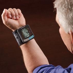 HealthSmart Standard Series Clinically Accurate Universal Automatic Wrist Digital Blood Pressure Monitor with LCD Display