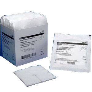 Dermacea Non-Woven IV Sponge, Sterile 2's, 2" x 2", 6 ply