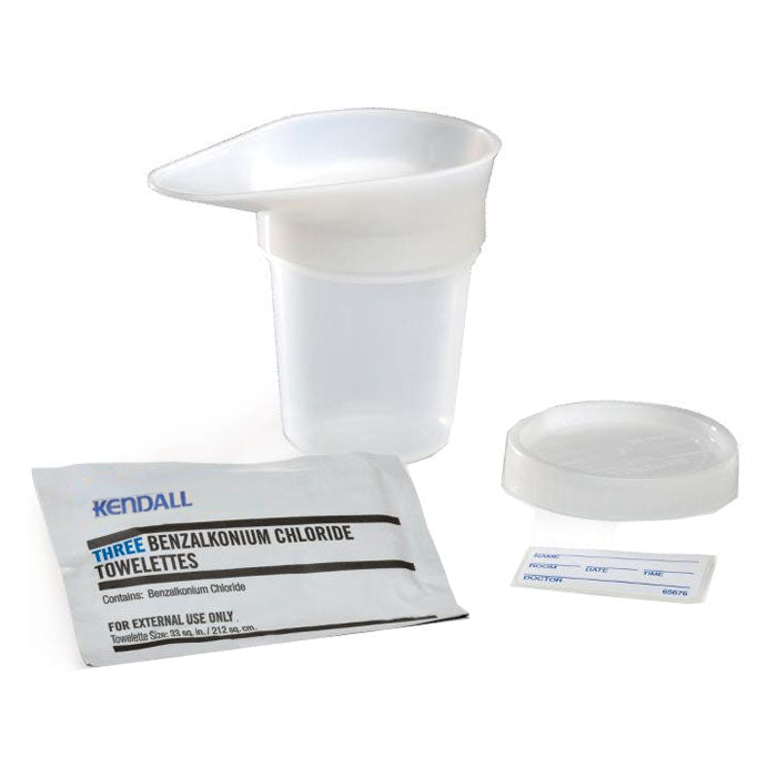 Kendall Curity Clean Catch Kit, with Castile Soap Towelettes, 4.5 oz Capacity