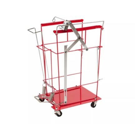 Cardinal Health Monoject Foot Pedal Cart For Hinged Lid Container, 12 and 18 Gallon