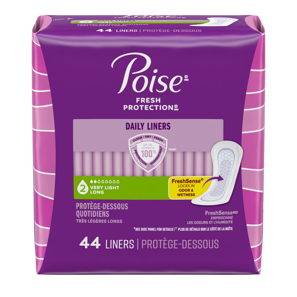 Kimberly Clark Poise Pantyliner Very Light Extra Coverage, Discreet Protection