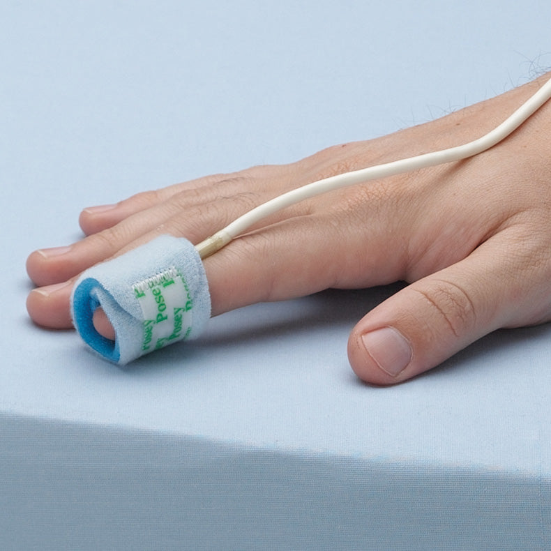 Posey Company Pulse Oximeter Probe Wrap 5-1/4" x 1-1/4", Flexible Optical Transducers, Probe Sensors Without Adhesive Tape