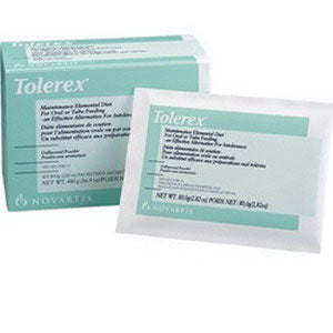 Nestle Healthcare Nutrition Tolerex Maintenance Elemental Diet Unflavored 2.82 oz packet, 300kCal/300mL