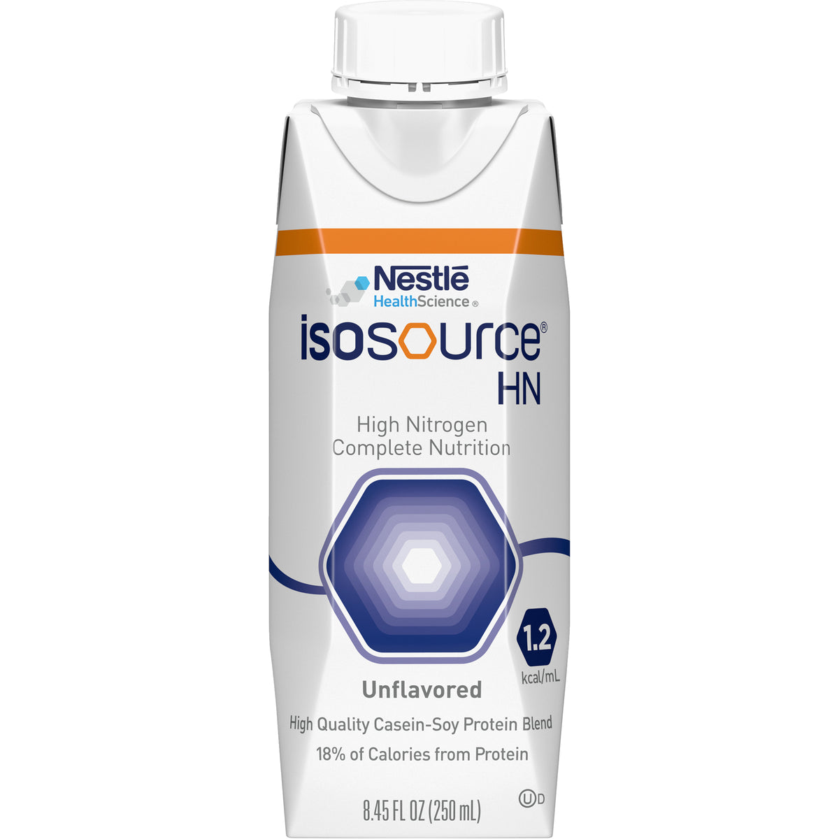 Nestle Healthcare Nutrition ISOSOURCE HN (High Nitrogen) Complete Nutrition Unflavored 250 mL