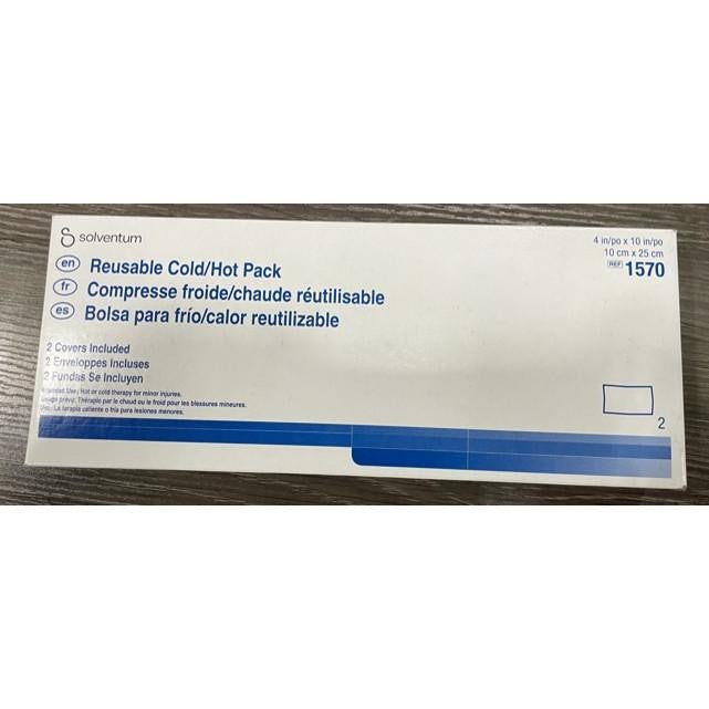 3M Nexcare Reusable Cold Hot Pack with Cover, Blue, Latex Free, 4" x 10"