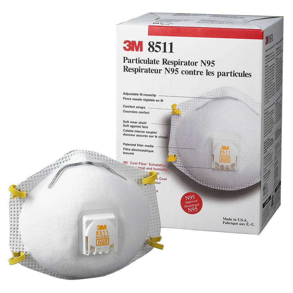 3M Particulate N95 Respirator Mask, Standard