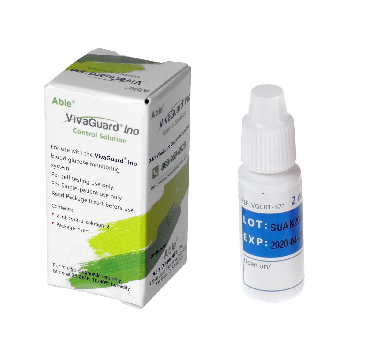 VivaGuard Ino Control Solution 2, 2mL Vial