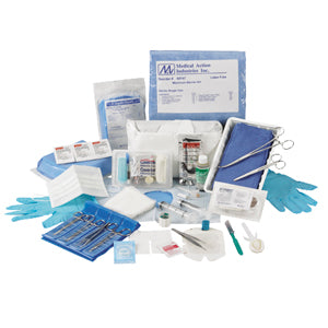 Medical Action Industries Suture Removal Kit with Iris Scissors