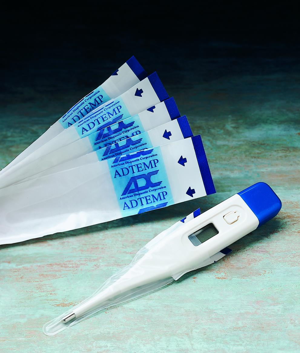 American Diagnostic Adtemp Digital Sheaths For 60-Second Digital Thermometer, Disposable