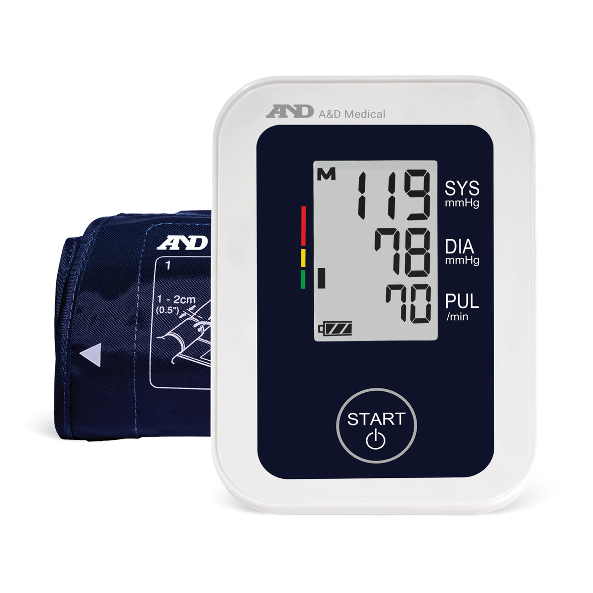 A&D Medical Essential Blood Pressure Monitor with AC Adapter, Small Cuff