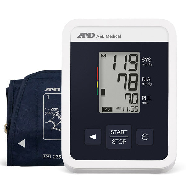A & D Medical One Touch Wide Range Cuff Blood Pressure Monitor, 8.6"-16.5"