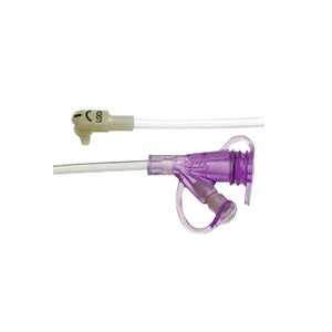 AMT Mini ONE Feeding Set 12" L, Right Angle Connector with Glow-in-the-Dark Y-Port Adapter